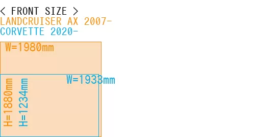 #LANDCRUISER AX 2007- + CORVETTE 2020-